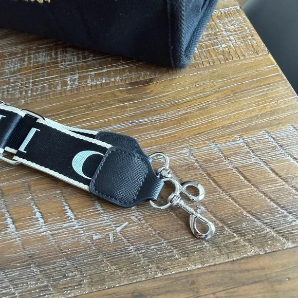 Coach Black Canvas Tote - Picture 6 of 7